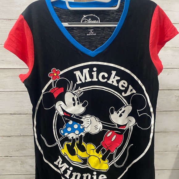 Disney Tops - Disney Mickey & Minnie Kids Shirt‎ - Black, Red, Blue